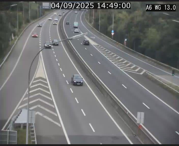 <h2>Traffic live webcam Luxembourg Mamer - A6 - BK 13 - direction Luxembourg/France/Allemagne</h2>