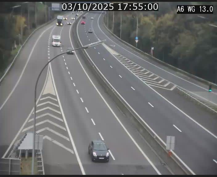 <h2>Traffic live webcam Luxembourg Mamer - A6 - BK 13 - direction Luxembourg/France/Allemagne</h2>