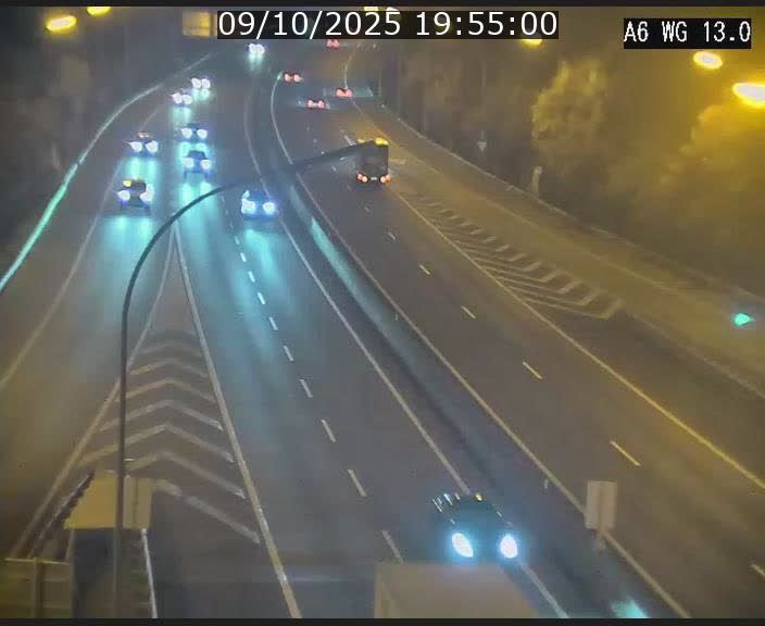 <h2>Traffic live webcam Luxembourg Mamer - A6 - BK 13 - direction Luxembourg/France/Allemagne</h2>