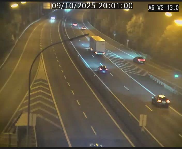 <h2>Traffic live webcam Luxembourg Mamer - A6 - BK 13 - direction Luxembourg/France/Allemagne</h2>
