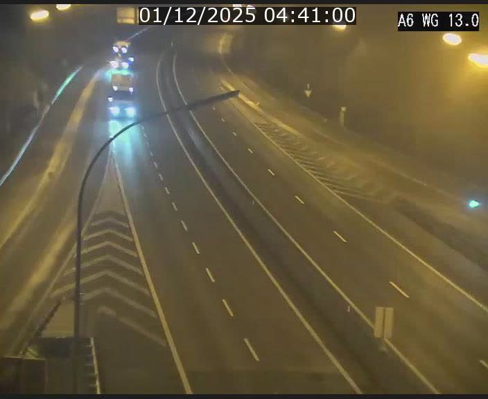 <h2>Traffic live webcam Luxembourg Mamer - A6 - BK 13 - direction Luxembourg/France/Allemagne</h2>