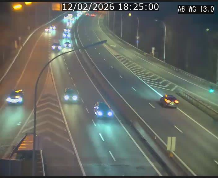 <h2>Traffic live webcam Luxembourg Mamer - A6 - BK 13 - direction Luxembourg/France/Allemagne</h2>