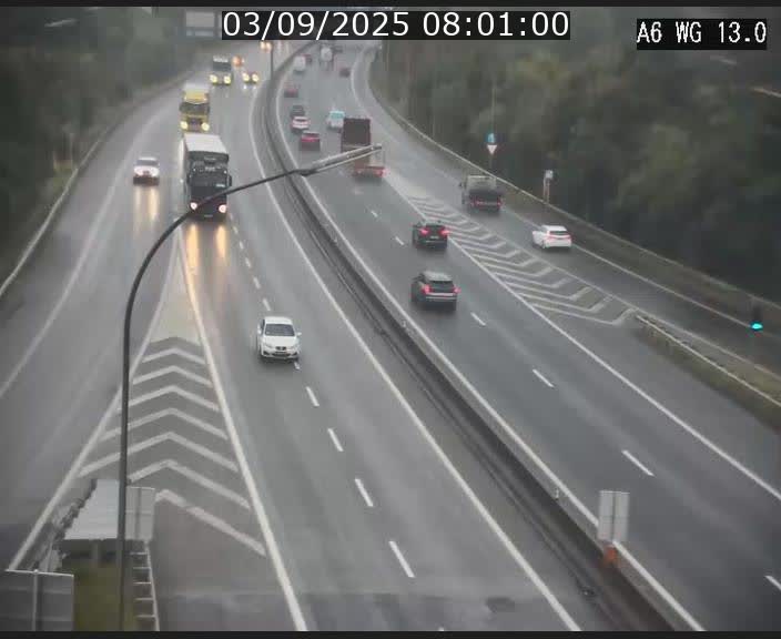 <h2>Traffic live webcam Luxembourg Mamer - A6 - BK 13 - direction Luxembourg/France/Allemagne</h2>