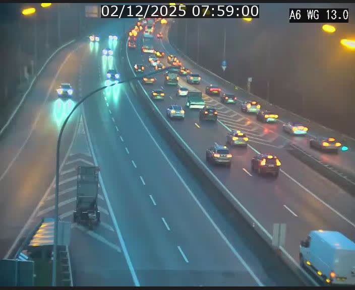 <h2>Traffic live webcam Luxembourg Mamer - A6 - BK 13 - direction Luxembourg/France/Allemagne</h2>