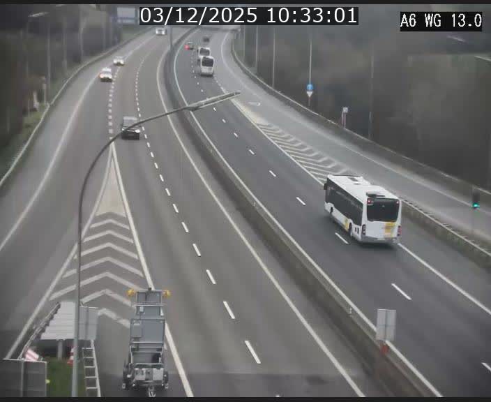<h2>Traffic live webcam Luxembourg Mamer - A6 - BK 13 - direction Luxembourg/France/Allemagne</h2>