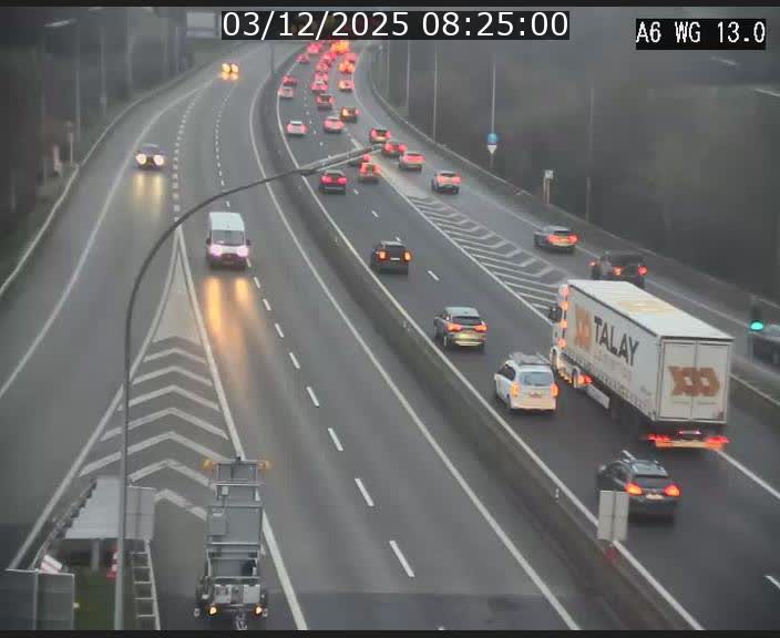 <h2>Traffic live webcam Luxembourg Mamer - A6 - BK 13 - direction Luxembourg/France/Allemagne</h2>