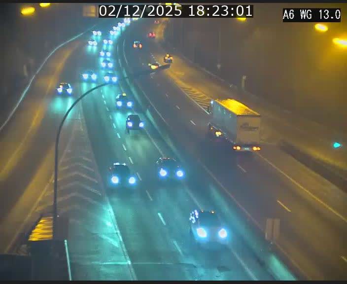 <h2>Traffic live webcam Luxembourg Mamer - A6 - BK 13 - direction Luxembourg/France/Allemagne</h2>