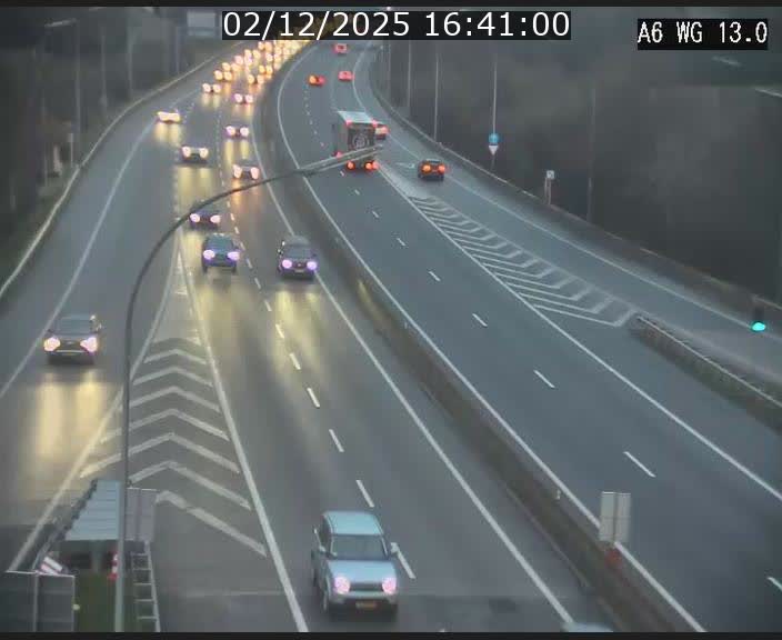 <h2>Traffic live webcam Luxembourg Mamer - A6 - BK 13 - direction Luxembourg/France/Allemagne</h2>