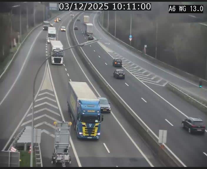 <h2>Traffic live webcam Luxembourg Mamer - A6 - BK 13 - direction Luxembourg/France/Allemagne</h2>