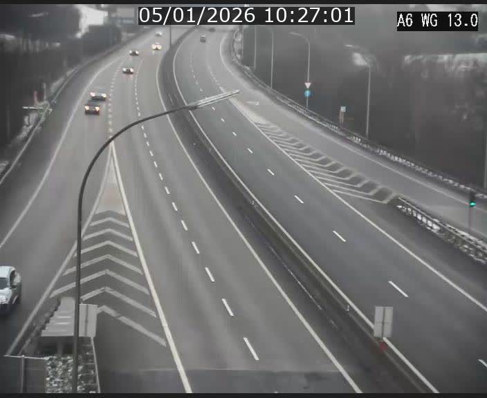 <h2>Traffic live webcam Luxembourg Mamer - A6 - BK 13 - direction Luxembourg/France/Allemagne</h2>