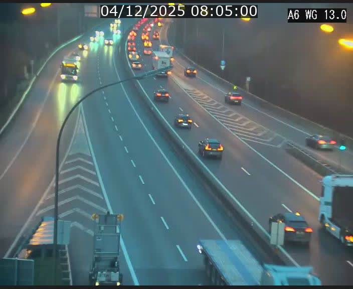 <h2>Traffic live webcam Luxembourg Mamer - A6 - BK 13 - direction Luxembourg/France/Allemagne</h2>