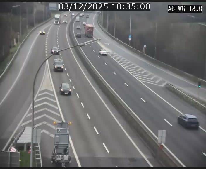 <h2>Traffic live webcam Luxembourg Mamer - A6 - BK 13 - direction Luxembourg/France/Allemagne</h2>