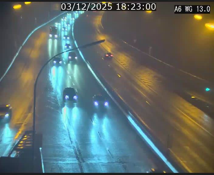 <h2>Traffic live webcam Luxembourg Mamer - A6 - BK 13 - direction Luxembourg/France/Allemagne</h2>