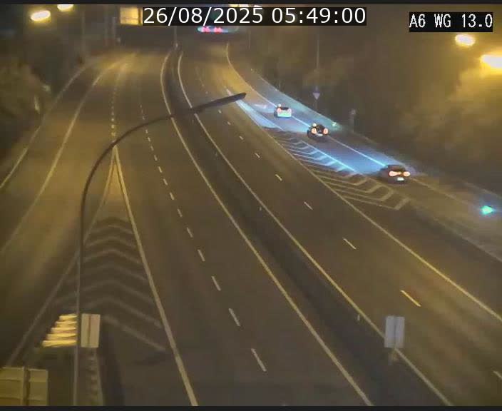 <h2>Traffic live webcam Luxembourg Mamer - A6 - BK 13 - direction Luxembourg/France/Allemagne</h2>