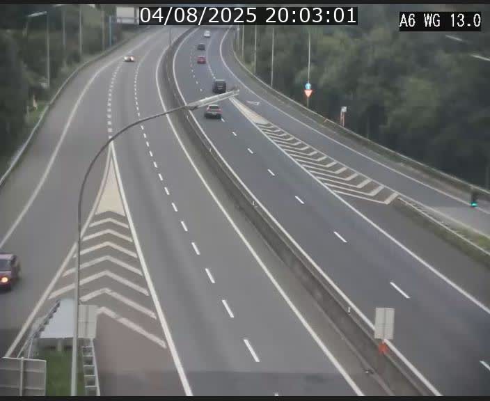<h2>Traffic live webcam Luxembourg Mamer - A6 - BK 13 - direction Luxembourg/France/Allemagne</h2>