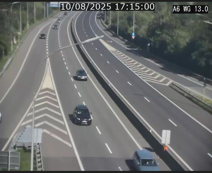 <h2>Traffic live webcam Luxembourg Mamer - A6 - BK 13 - direction Luxembourg/France/Allemagne</h2>