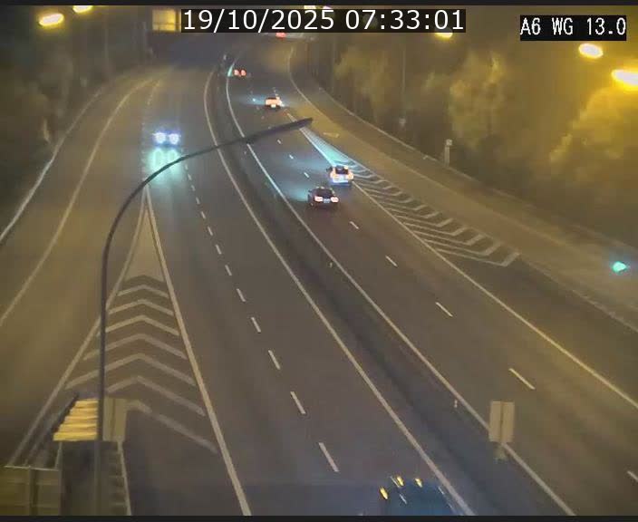 <h2>Traffic live webcam Luxembourg Mamer - A6 - BK 13 - direction Luxembourg/France/Allemagne</h2>