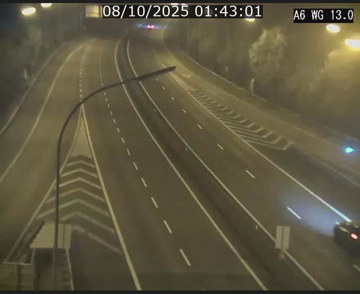<h2>Traffic live webcam Luxembourg Mamer - A6 - BK 13 - direction Luxembourg/France/Allemagne</h2>