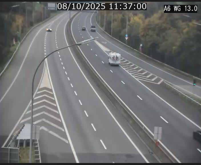 <h2>Traffic live webcam Luxembourg Mamer - A6 - BK 13 - direction Luxembourg/France/Allemagne</h2>