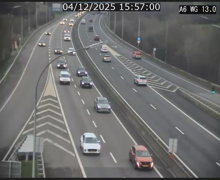 <h2>Traffic live webcam Luxembourg Mamer - A6 - BK 13 - direction Luxembourg/France/Allemagne</h2>