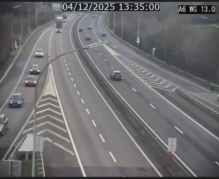 <h2>Traffic live webcam Luxembourg Mamer - A6 - BK 13 - direction Luxembourg/France/Allemagne</h2>