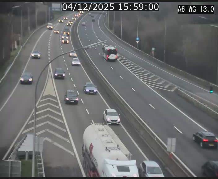 <h2>Traffic live webcam Luxembourg Mamer - A6 - BK 13 - direction Luxembourg/France/Allemagne</h2>