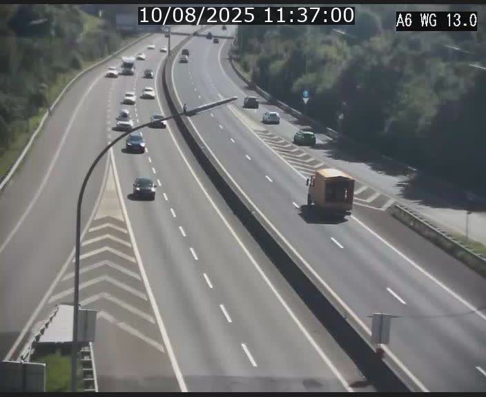 <h2>Traffic live webcam Luxembourg Mamer - A6 - BK 13 - direction Luxembourg/France/Allemagne</h2>