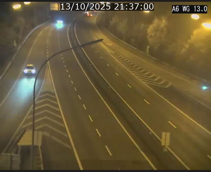 <h2>Traffic live webcam Luxembourg Mamer - A6 - BK 13 - direction Luxembourg/France/Allemagne</h2>