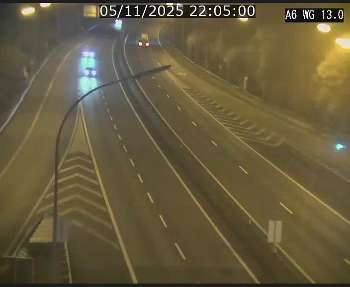Traffic live webcam Luxembourg Mamer - A6 - BK 13 - direction Luxembourg/France/Allemagne
