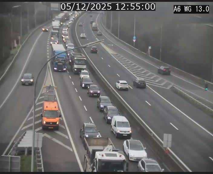 <h2>Traffic live webcam Luxembourg Mamer - A6 - BK 13 - direction Luxembourg/France/Allemagne</h2>