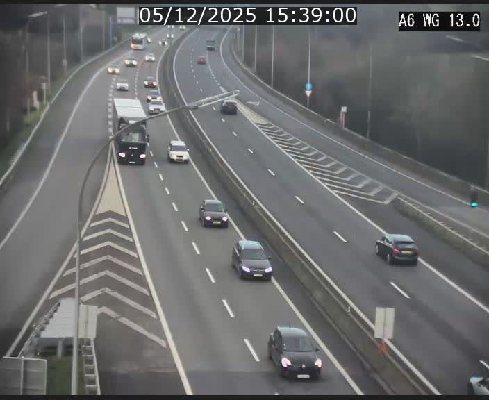 <h2>Traffic live webcam Luxembourg Mamer - A6 - BK 13 - direction Luxembourg/France/Allemagne</h2>