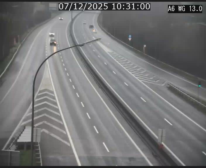 <h2>Traffic live webcam Luxembourg Mamer - A6 - BK 13 - direction Luxembourg/France/Allemagne</h2>