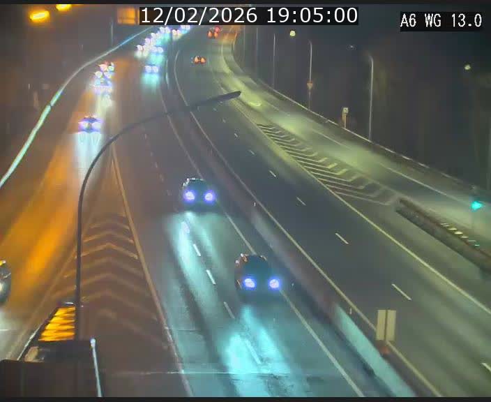 <h2>Traffic live webcam Luxembourg Mamer - A6 - BK 13 - direction Luxembourg/France/Allemagne</h2>