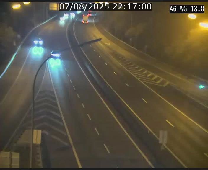 <h2>Traffic live webcam Luxembourg Mamer - A6 - BK 13 - direction Luxembourg/France/Allemagne</h2>