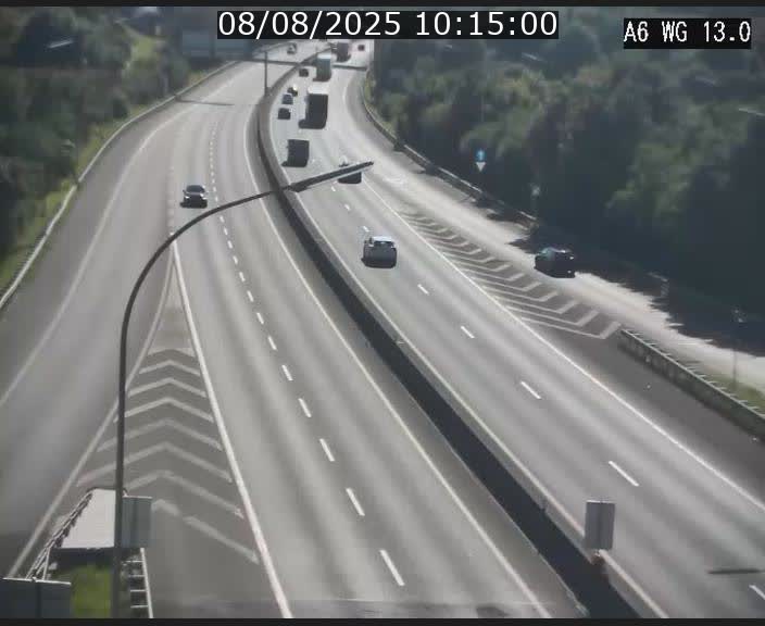 <h2>Traffic live webcam Luxembourg Mamer - A6 - BK 13 - direction Luxembourg/France/Allemagne</h2>