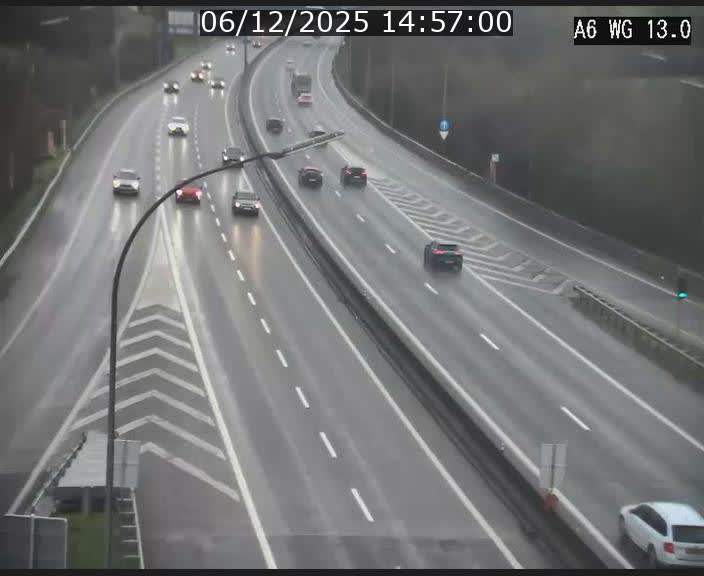 <h2>Traffic live webcam Luxembourg Mamer - A6 - BK 13 - direction Luxembourg/France/Allemagne</h2>