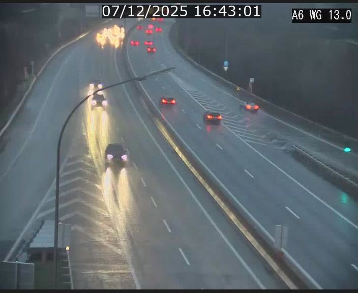 <h2>Traffic live webcam Luxembourg Mamer - A6 - BK 13 - direction Luxembourg/France/Allemagne</h2>