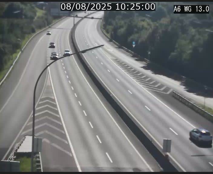 <h2>Traffic live webcam Luxembourg Mamer - A6 - BK 13 - direction Luxembourg/France/Allemagne</h2>