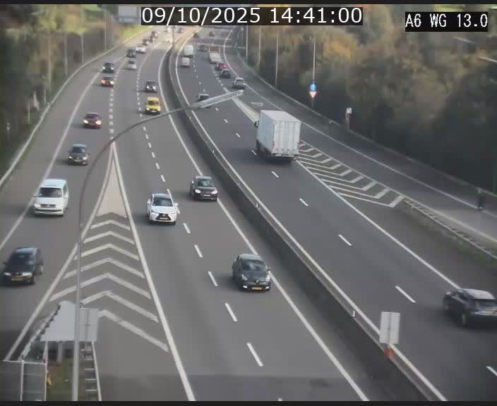 <h2>Traffic live webcam Luxembourg Mamer - A6 - BK 13 - direction Luxembourg/France/Allemagne</h2>