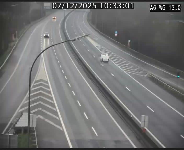 <h2>Traffic live webcam Luxembourg Mamer - A6 - BK 13 - direction Luxembourg/France/Allemagne</h2>