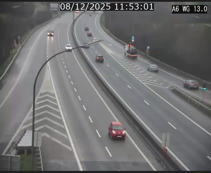 <h2>Traffic live webcam Luxembourg Mamer - A6 - BK 13 - direction Luxembourg/France/Allemagne</h2>