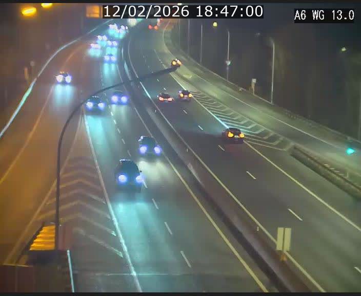 <h2>Traffic live webcam Luxembourg Mamer - A6 - BK 13 - direction Luxembourg/France/Allemagne</h2>