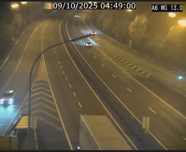 <h2>Traffic live webcam Luxembourg Mamer - A6 - BK 13 - direction Luxembourg/France/Allemagne</h2>