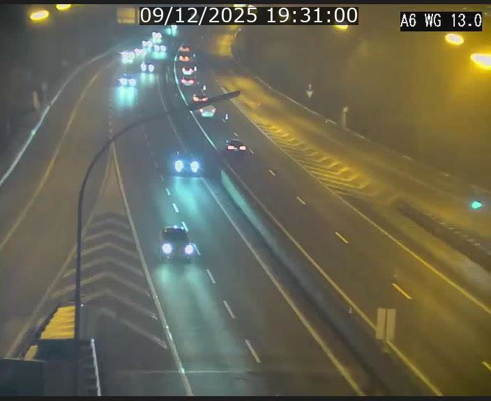 <h2>Traffic live webcam Luxembourg Mamer - A6 - BK 13 - direction Luxembourg/France/Allemagne</h2>
