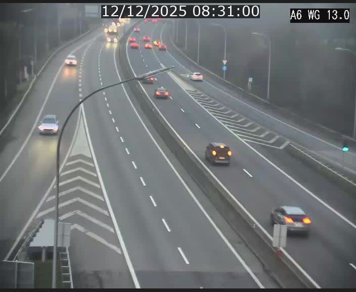 <h2>Traffic live webcam Luxembourg Mamer - A6 - BK 13 - direction Luxembourg/France/Allemagne</h2>