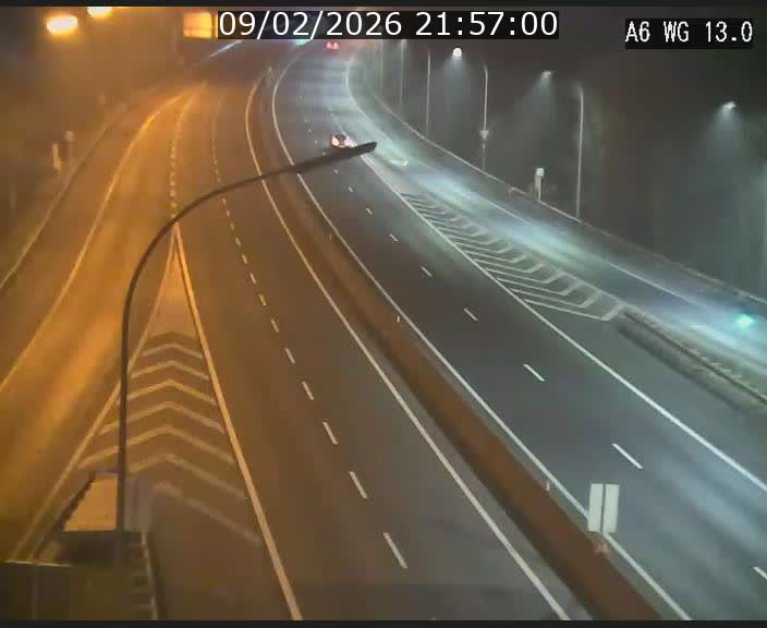 <h2>Traffic live webcam Luxembourg Mamer - A6 - BK 13 - direction Luxembourg/France/Allemagne</h2>