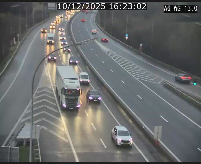 <h2>Traffic live webcam Luxembourg Mamer - A6 - BK 13 - direction Luxembourg/France/Allemagne</h2>