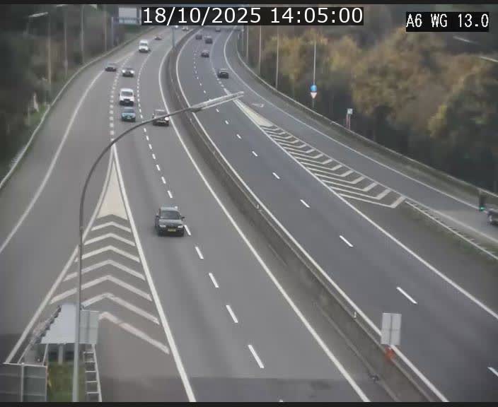 <h2>Traffic live webcam Luxembourg Mamer - A6 - BK 13 - direction Luxembourg/France/Allemagne</h2>