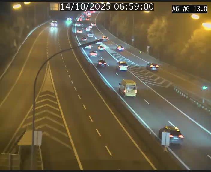 <h2>Traffic live webcam Luxembourg Mamer - A6 - BK 13 - direction Luxembourg/France/Allemagne</h2>