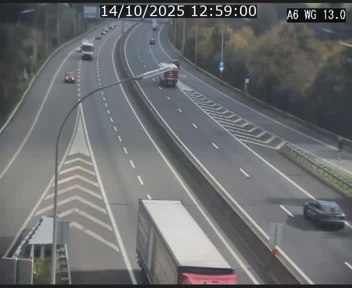 <h2>Traffic live webcam Luxembourg Mamer - A6 - BK 13 - direction Luxembourg/France/Allemagne</h2>